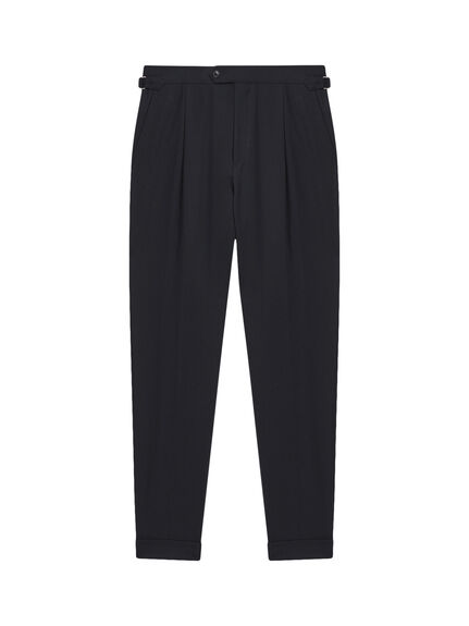 Beadnell Slim Fit Brushed Wool Trousers